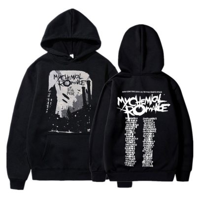 My Chemical Romance Hoodies Men Womens Black Hoody Parade Punk Emo Rock Sweatshirt Fall Winter Jacket - MCR Shop