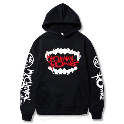 My Chemical Romance Hoodies Unisex Black Parade Punk Emo Rock Hoodie Sweatshirt Winter Jacket Coat Oversize - MCR Shop