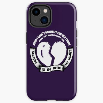 Ohio Is For Lovers Emo Quote Phrase Broken Heart Corazon Roto Hawthorne Heights - White Iphone Case Official MCR Merch
