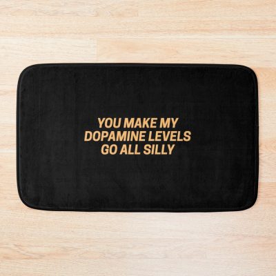 You Make My Dopamine Levels Go All Silly Bath Mat Official MCR Merch