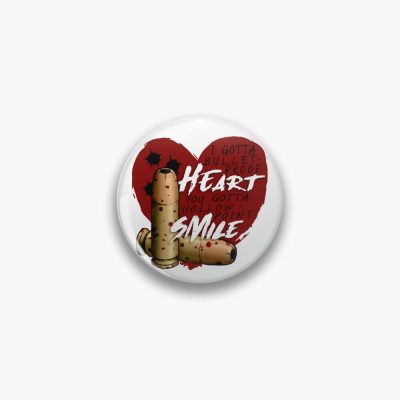 Bulletproof Heart Pin Official MCR Merch
