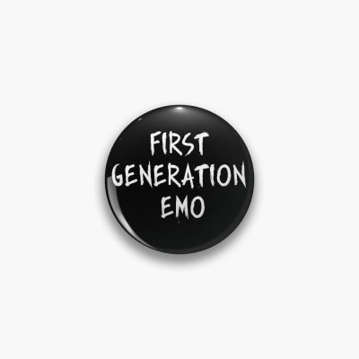First Generation Emo Corporate Elder Goth Pin Official MCR Merch