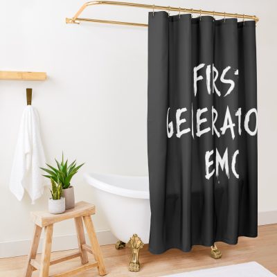 First Generation Emo Corporate Elder Goth Shower Curtain Official MCR Merch