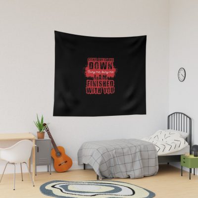 Come Break Me Down Bury Me I Am Finished With You Lyrics Song 30 Seconds To Mars Emo Phrase - 2 - Red Tapestry Official MCR Merch